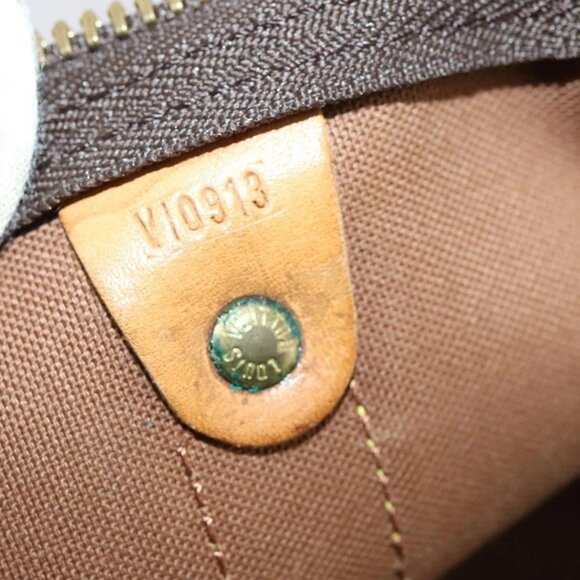 LOUIS VUITTON Monogram Keepall Bandouliere 55 Boston Bag M41414 LV Auth 141999 - Picture 11 of 16